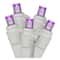 50ct. LED Wide Angle Christmas String Lights with White Wire